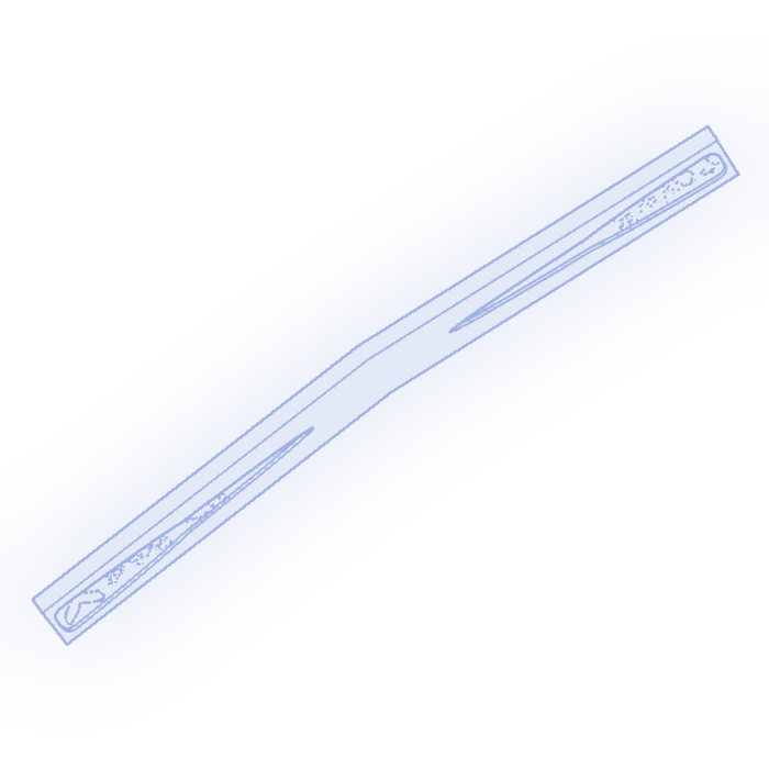 Outline drawing of a WingBones center wing joiner